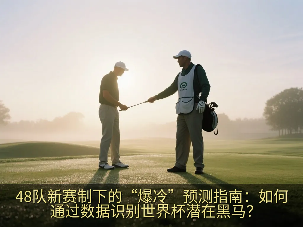 抽象插画:小草根球员在绿色球场上挑战巨人,背景为战术线条